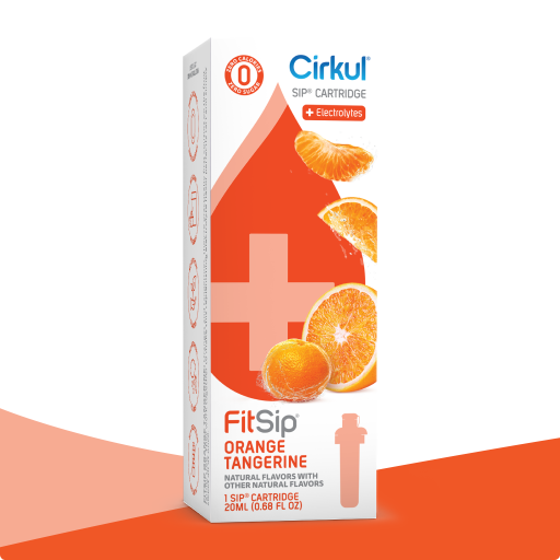 FitSip Orange Tangerine - Travel Fresh Fit Ready